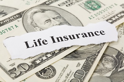 image of money and life insurance tag