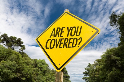 image of are you covered sign