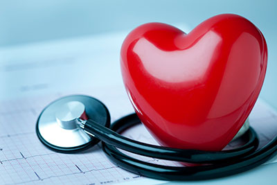 image of a heart and stethoscope