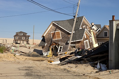 image of house after a storm