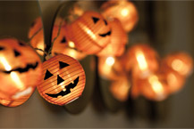 image of jack o lantern lights