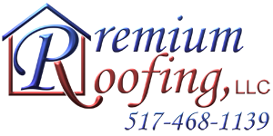 premium roofing logo